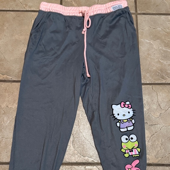 Women's Junior Small Hello Kitty And Friends Lounge PJ Comfortable Pants - Picture 1 of 8